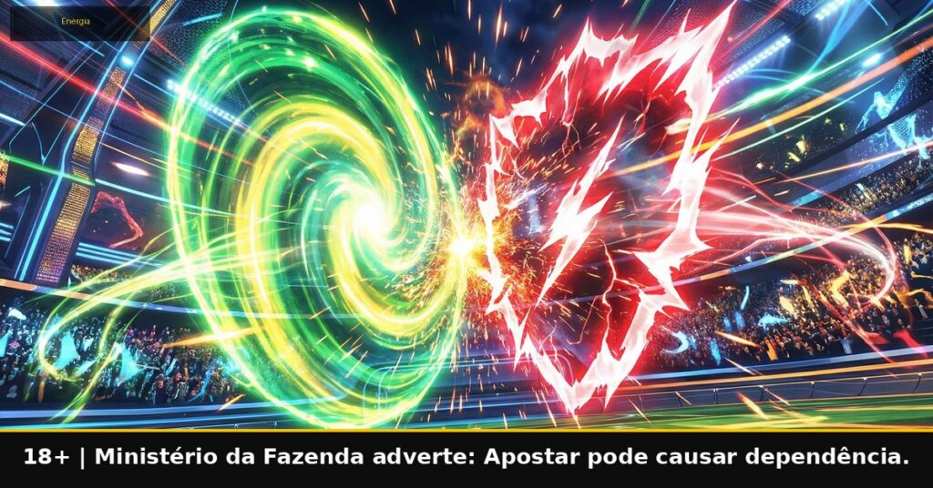 Imagem temática da Energia Bet. 18+. Ministério da Fazenda adverte: Apostar pode causar dependência.