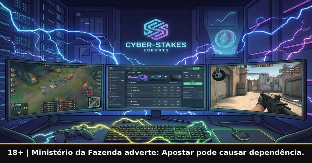 Imagem temática da Energia Bet. 18+. Ministério da Fazenda adverte: Apostar pode causar dependência.