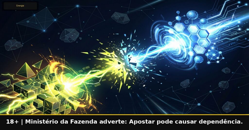 Imagem temática da Energia Bet. 18+. Ministério da Fazenda adverte: Apostar pode causar dependência.