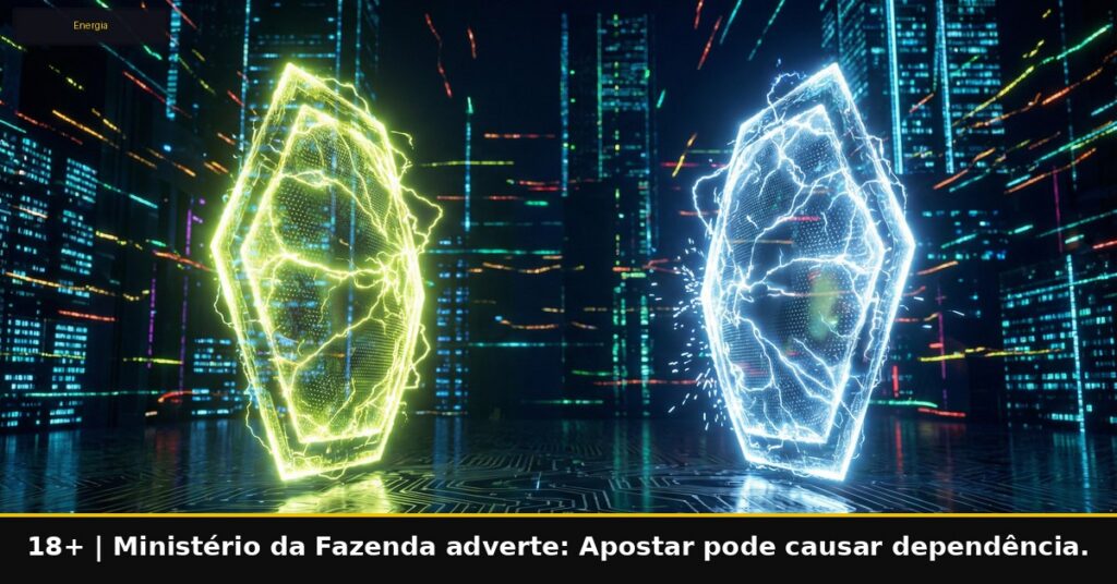 Imagem temática da Energia Bet. 18+. Ministério da Fazenda adverte: Apostar pode causar dependência.